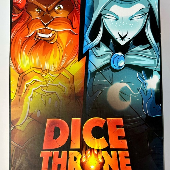 Dice Throne: Barbarian vs Moon Elf 2-Player Battle Box (Beginner Friendly) - Picture 1 of 6